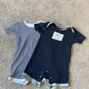 Burts Bee Baby Romper Bundle